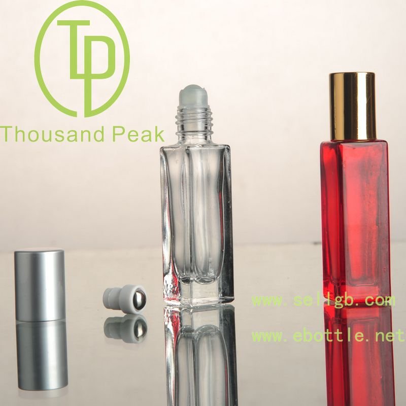 custom glass vials 7ml mini bottle, 7ml clear perfume glass roll on bottle