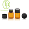 TP-1-088 5ml clear glass vials with black cap