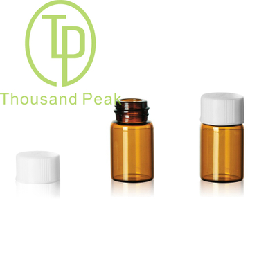 TP-1-04 2.5ml amber glass vials with cap