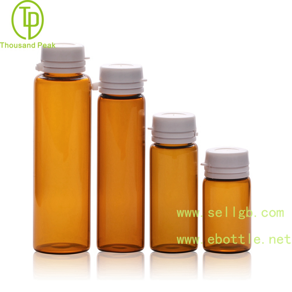 TP-2-06 essential oil glass bottle with tamper evident cap
