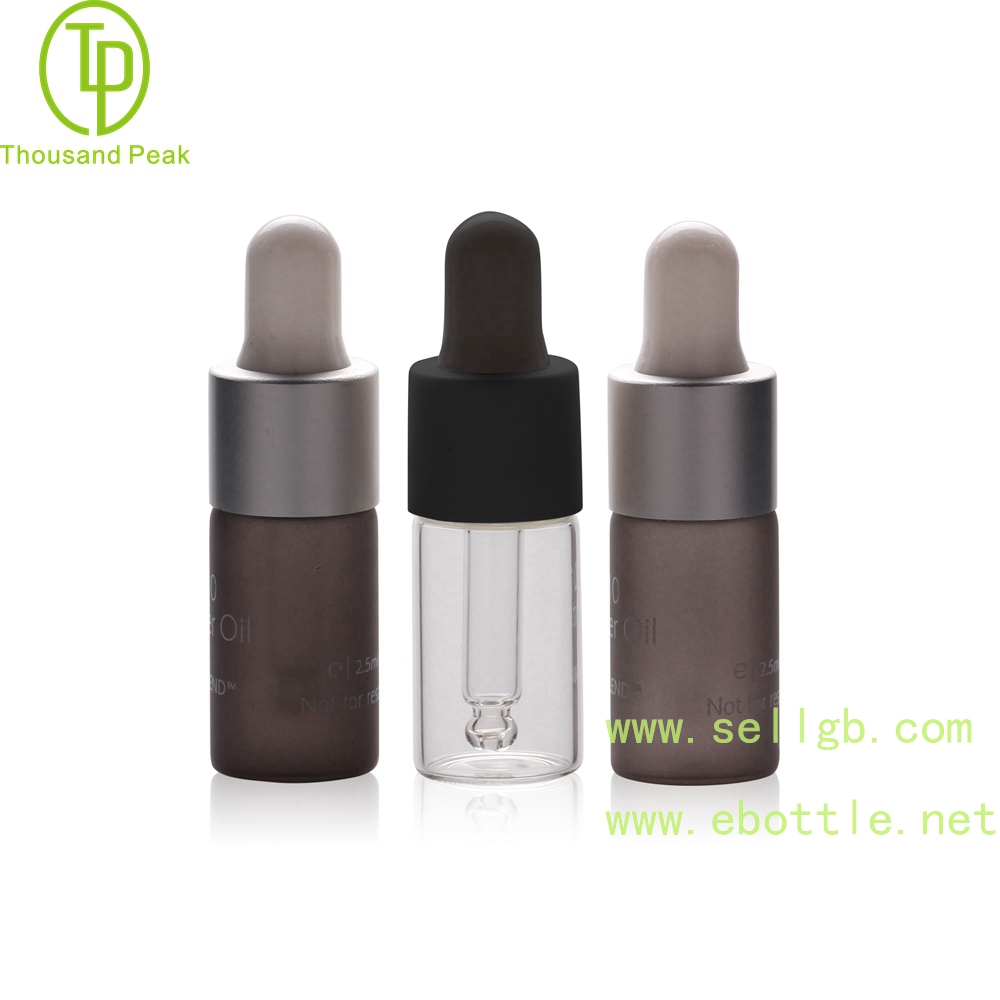 TP-2-141 2.5ml cosmetic glass dropper sample bottle 